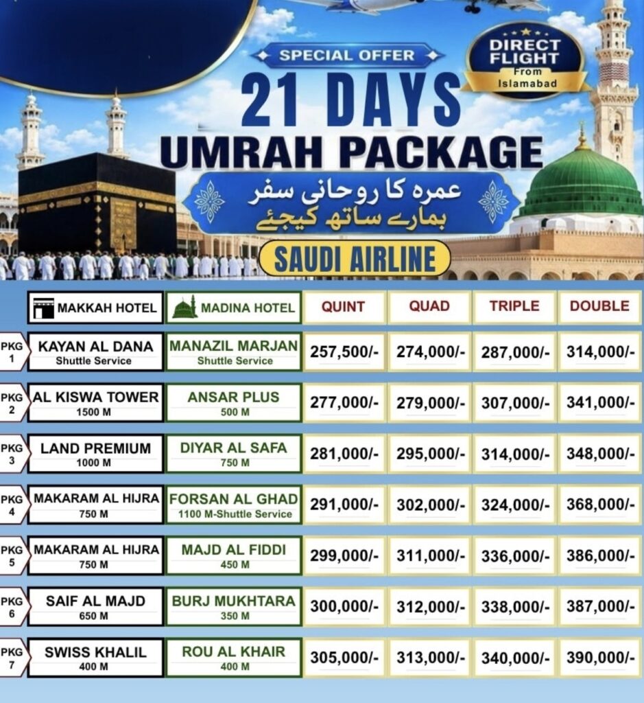 umrah packages